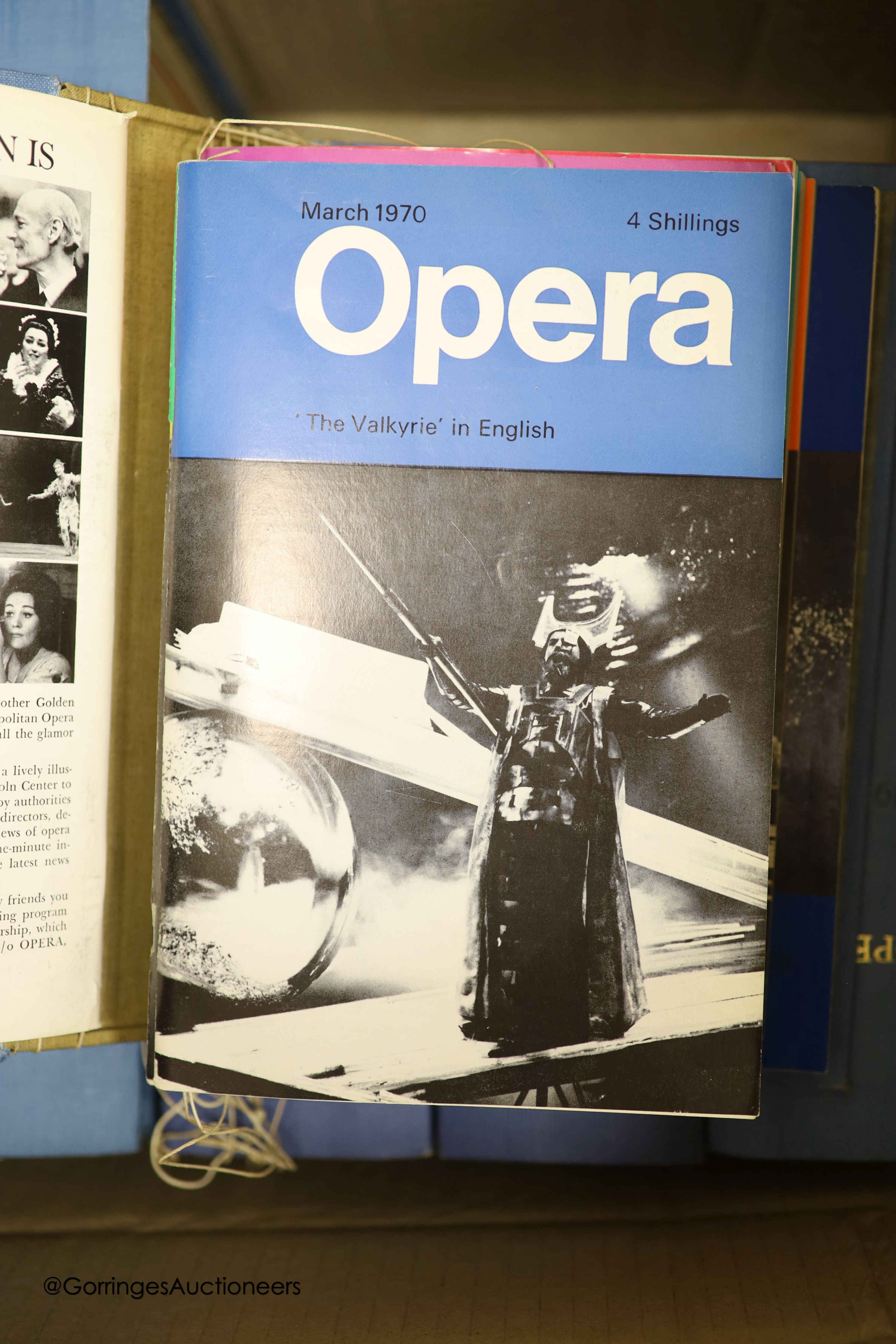 A large collection of Opera Magazines